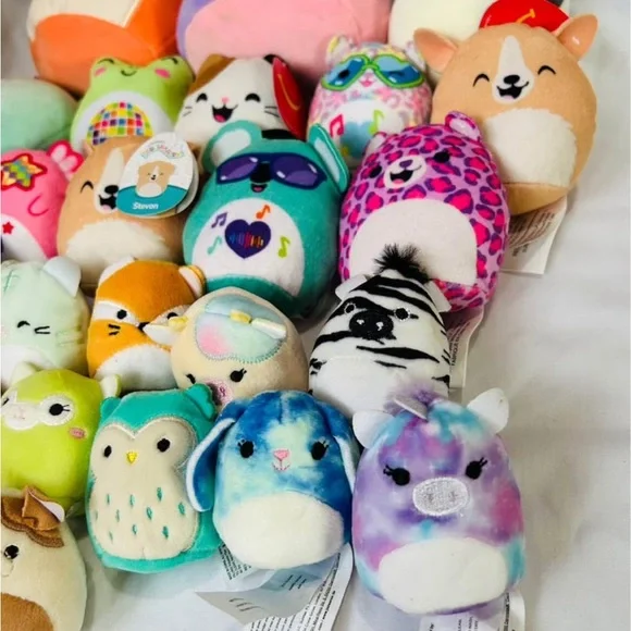 Squishmallows Plush Variety Pack - Bright Orange, Pink, Green, Blue, Purple - Picture 7 of 8